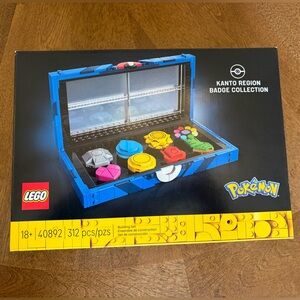 LEGO Pokémon Kanto Region Badge Collection Display - Limited Addition!